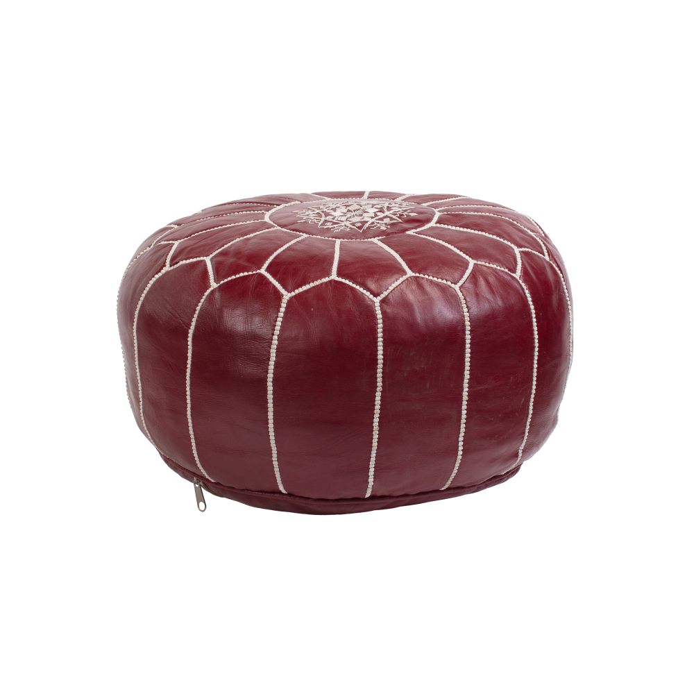 moroccan-pouf-maroon
