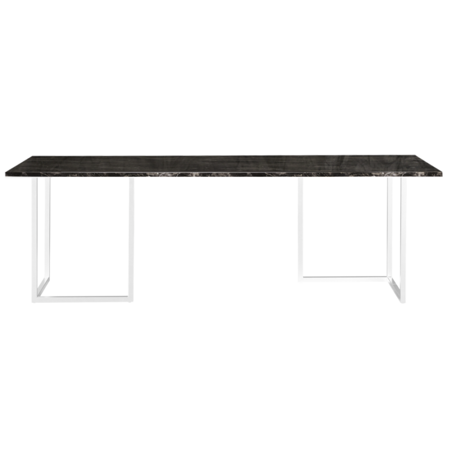 optical-dining-table-1.8m-black-marble-white-legs