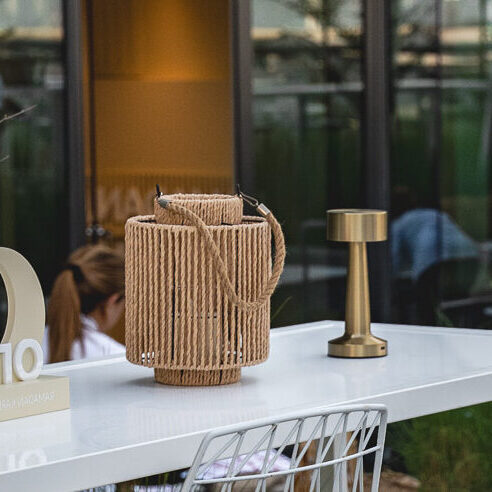 Nordic grass lantern