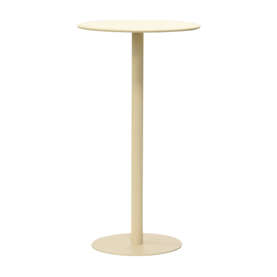 Bask Bar Table Round – Cream