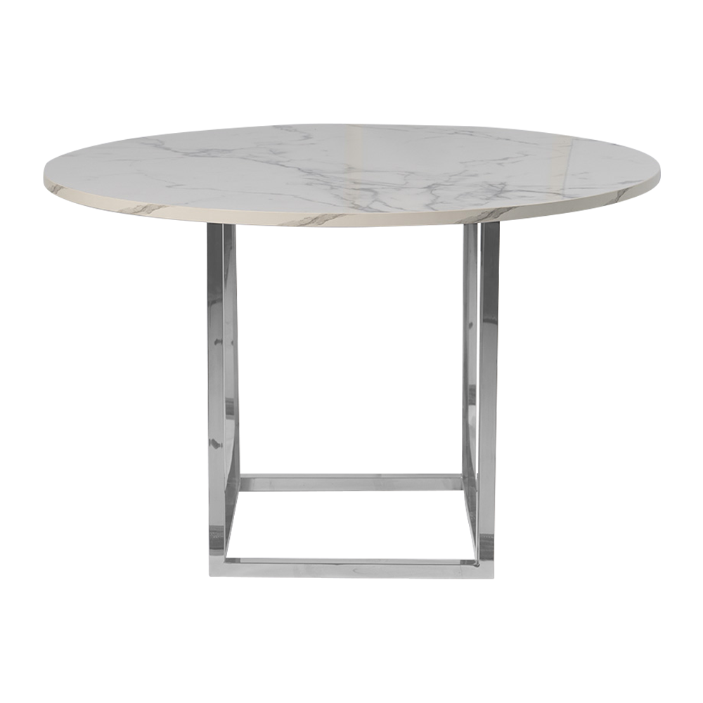 2optical-dining-1.2m-round-white-marble-silver