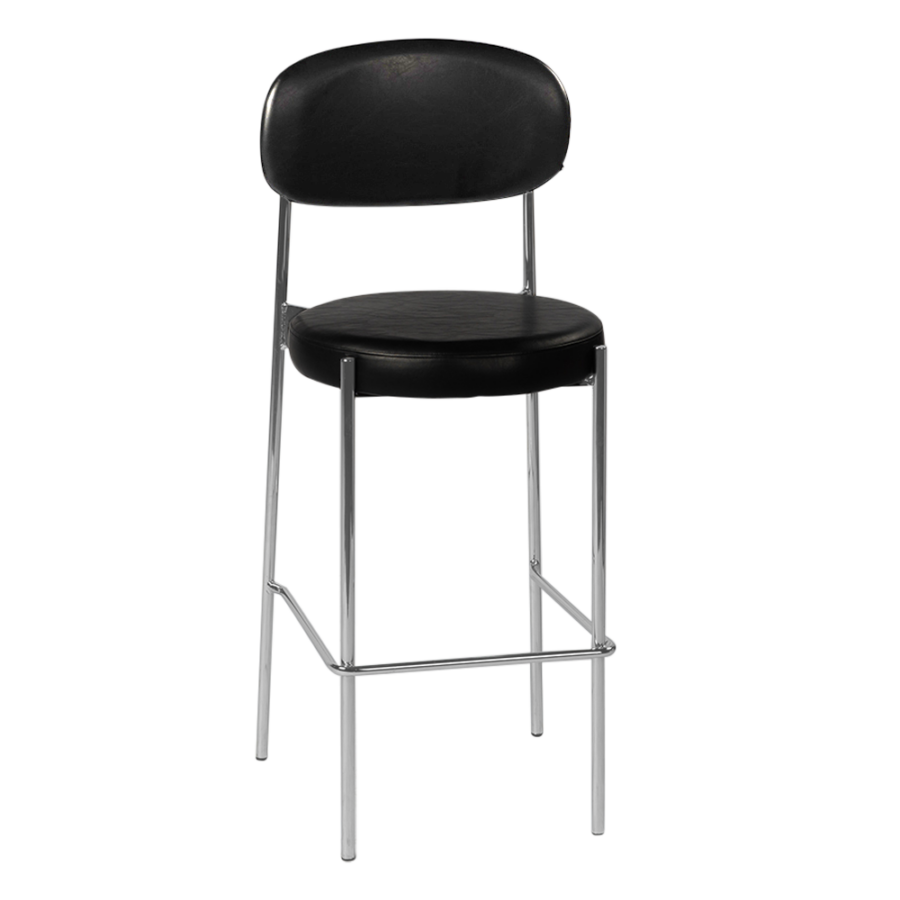 duke-bar-stool-silver-black-leather-angle