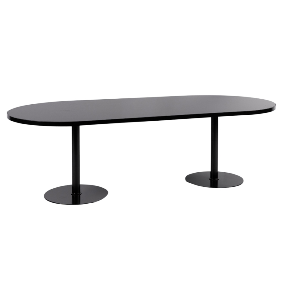 Gather Dining Table Black – Oval