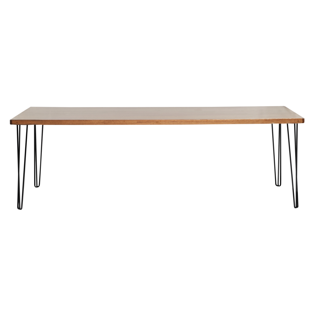 hairpin-dining-table-240×105-teak-straight-black-legs-1