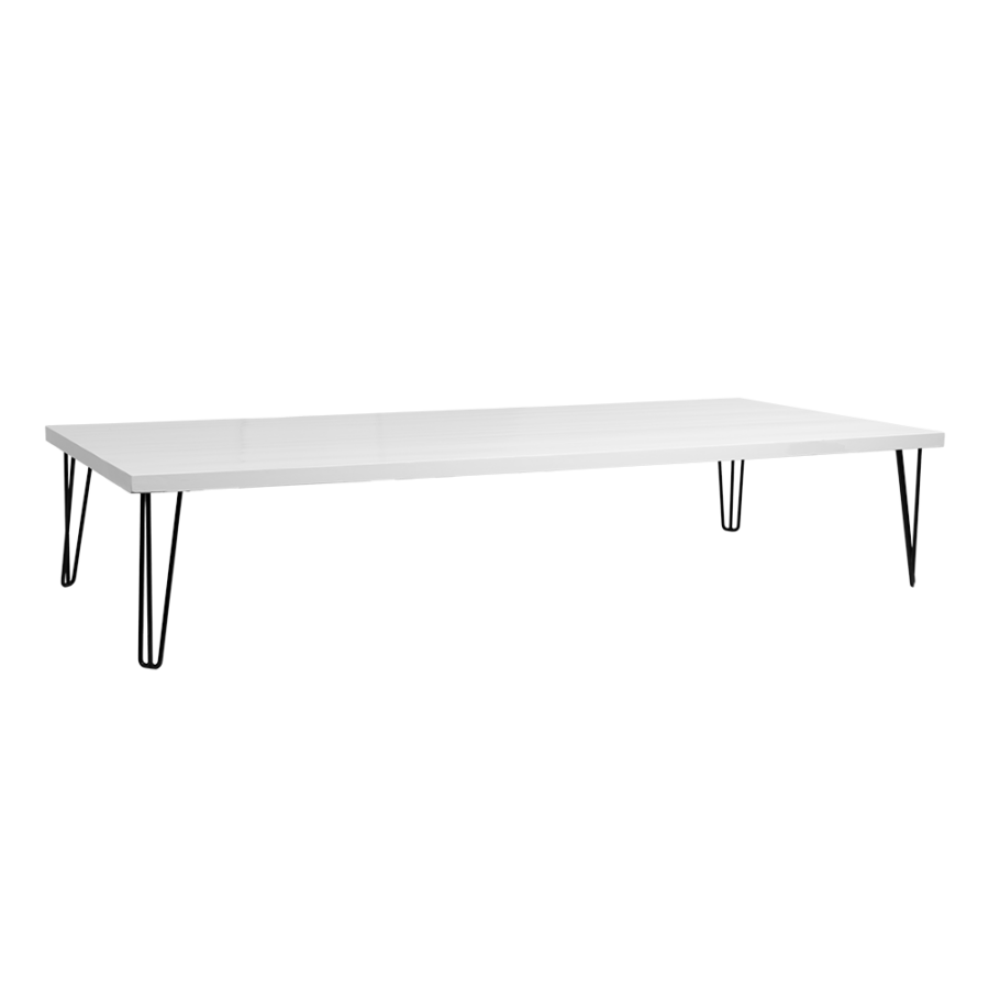 hairpin-coffee-table-white-2.4m-black-legs-angle