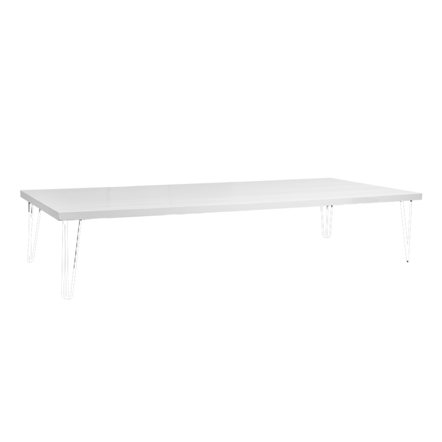 hairpin-coffee-table-white-2.4m-black-legs-angle