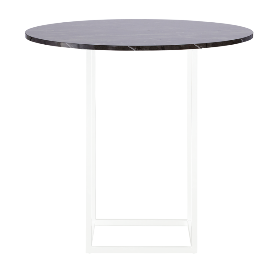 Optical Bar Table Black Marble – 1.2m Round