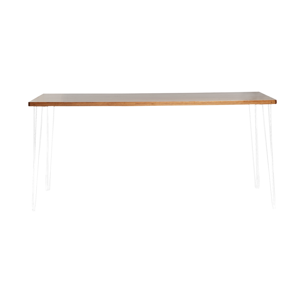 hairpin-bar-table-240×105-teak-straight-white-legs