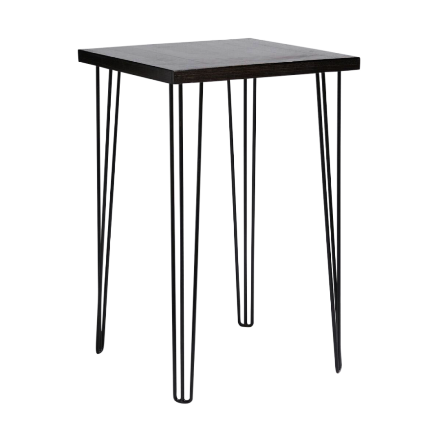 Hairpin Bar Table Black – 0.7m – Black
