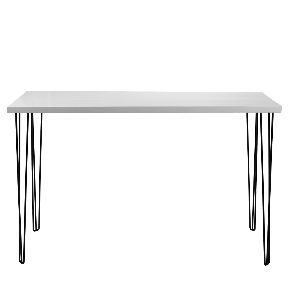 hairpin-bar-table-white-1.8m-black