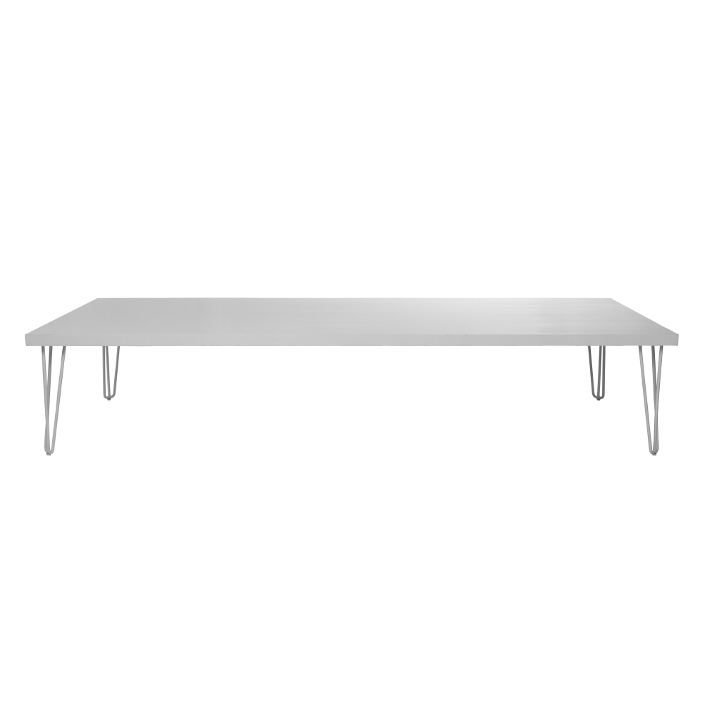 White hairpin coffee table discount