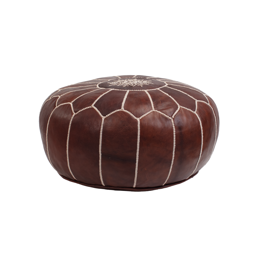 moroccan-pouf-dark-brown