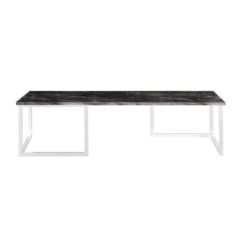 optical-coffee-table-1.8m-black-marble-white-legs