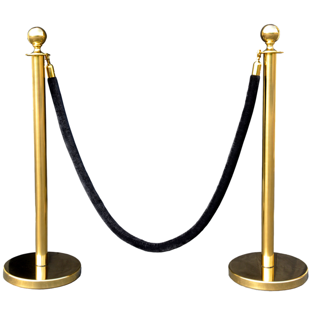 rope-stand-gold-black-velet-rope