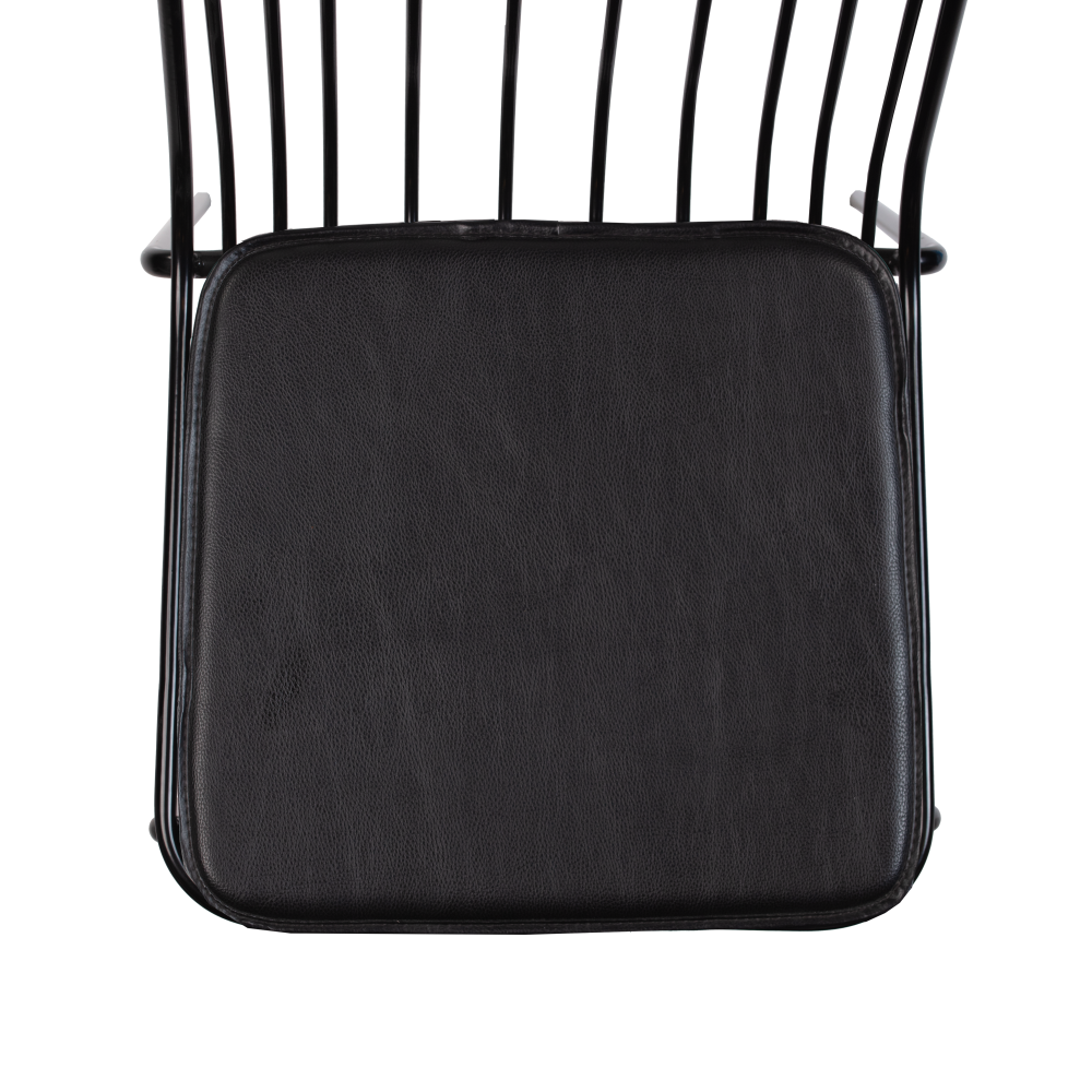wire-chair-pad-black-leather
