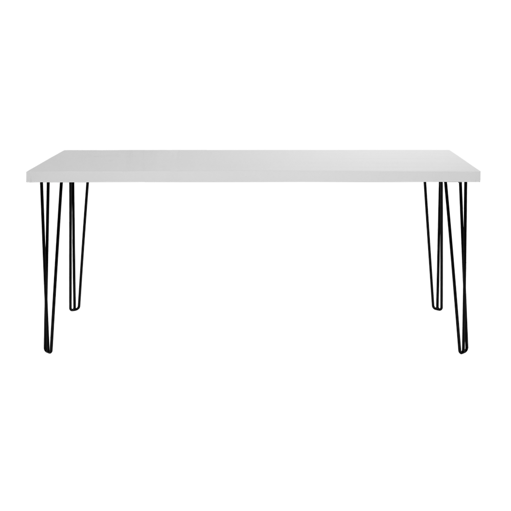 hairpin-dining-table-white-1.8m-black