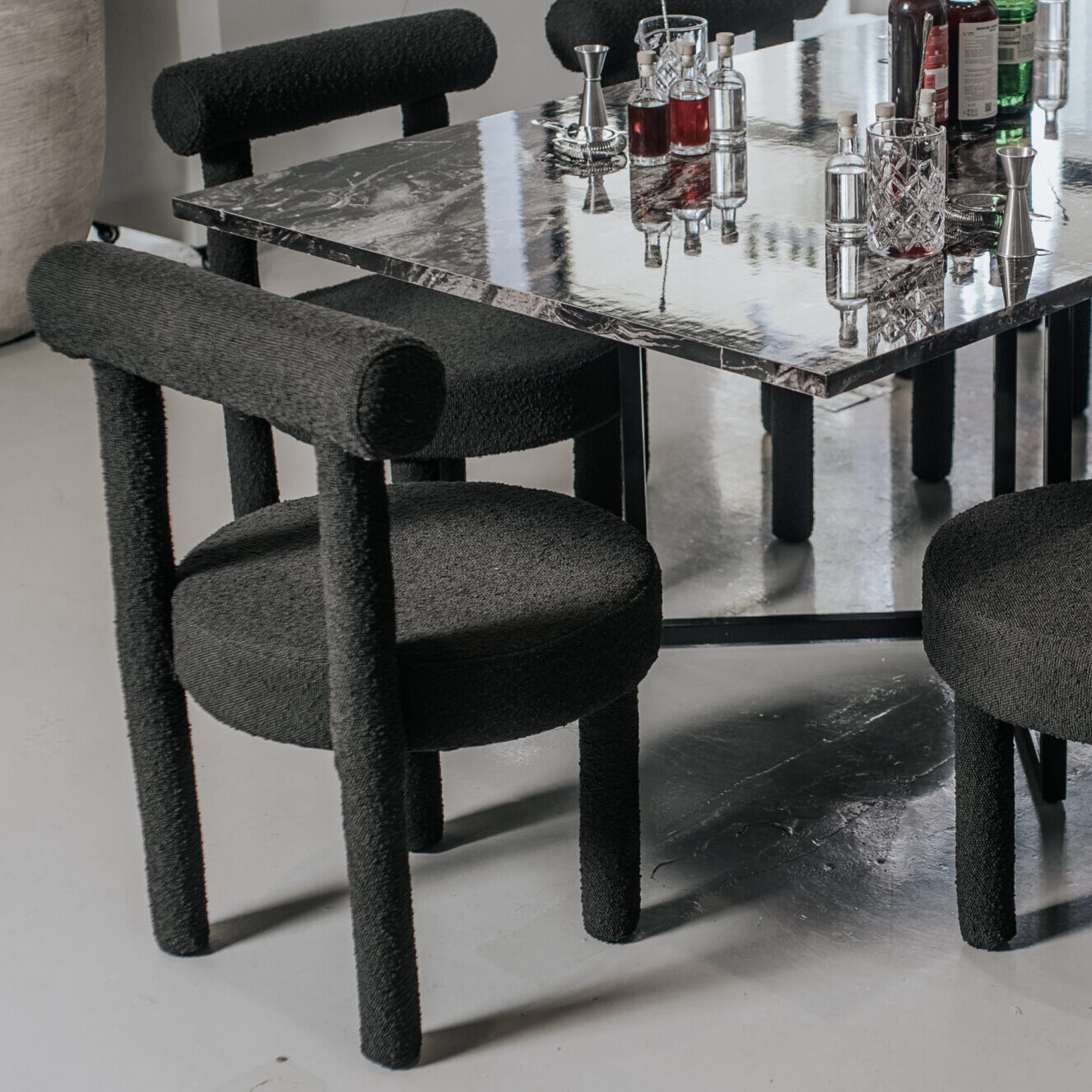 Cleo dining chair with 2.4m Optical