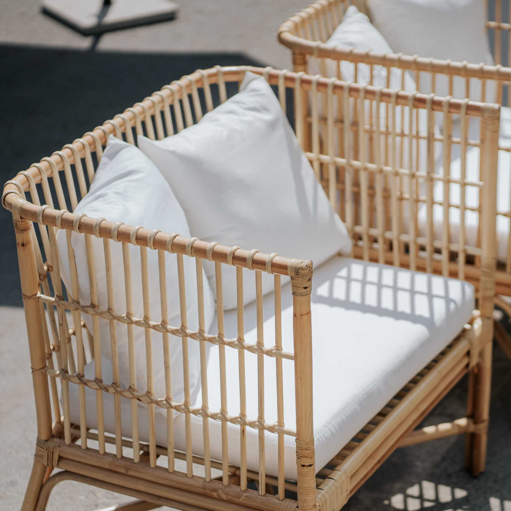 Villa armchair natural