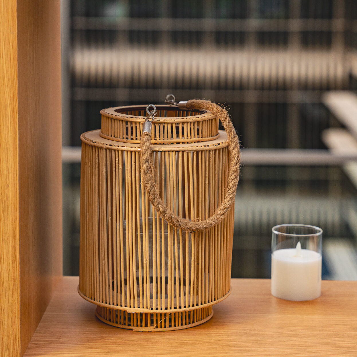 Nordic rattan Lantern – Small