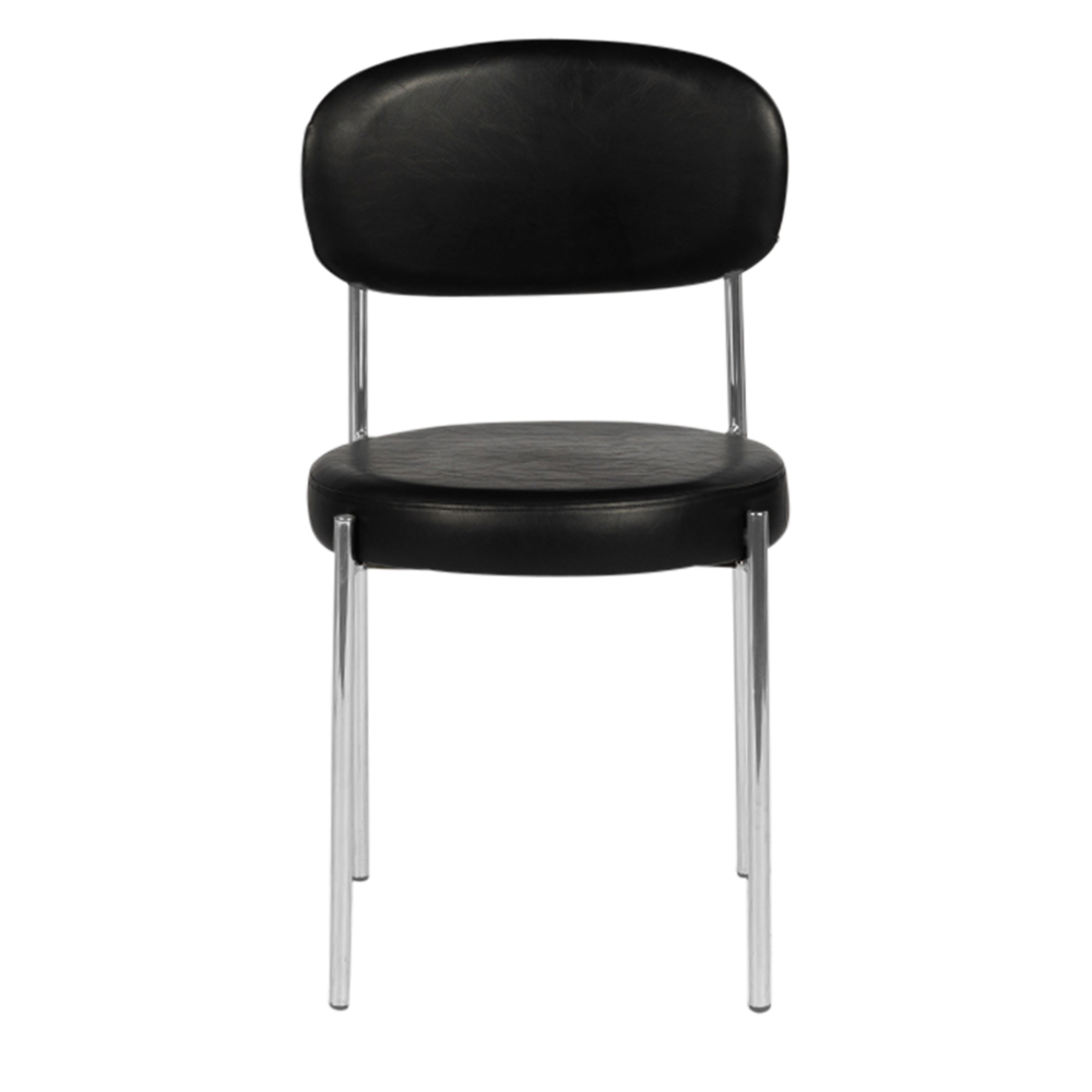 duke-chair-silver-black-leather